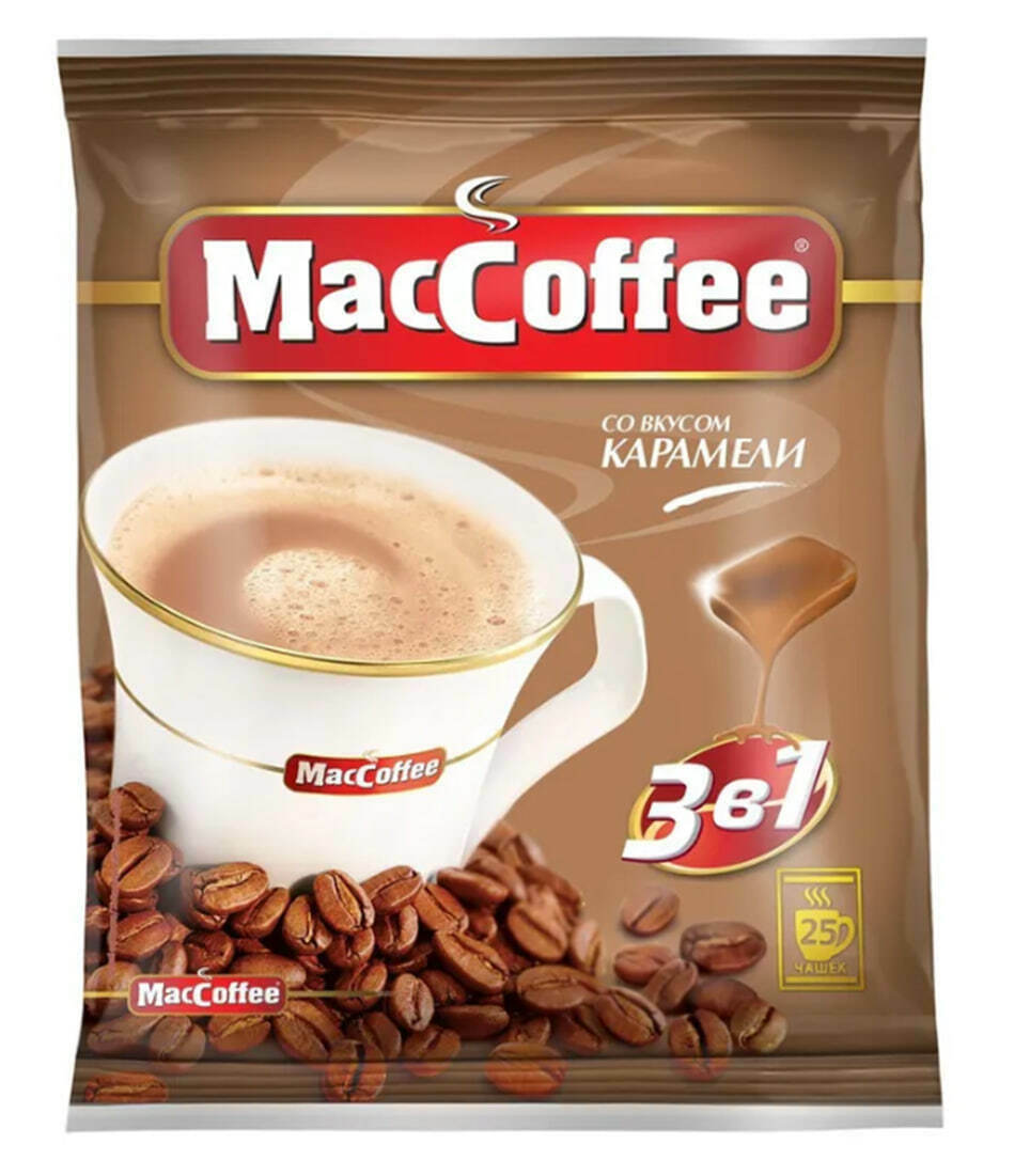 MacCoffee Caramel 3в1, 25шт