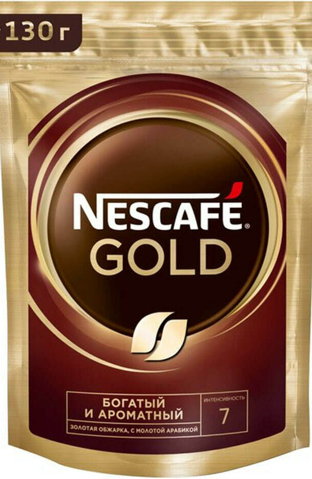 Nescafe Gold,  растворимый, 130г