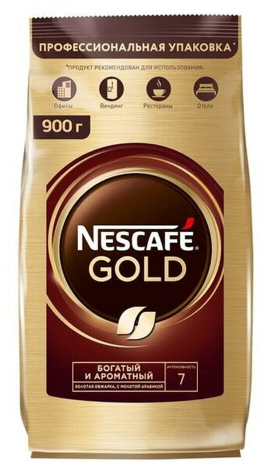 Nescafe Gold, растворимый, 900г