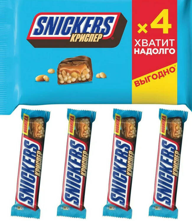 Snickers Криспер, 8 шт по 40г