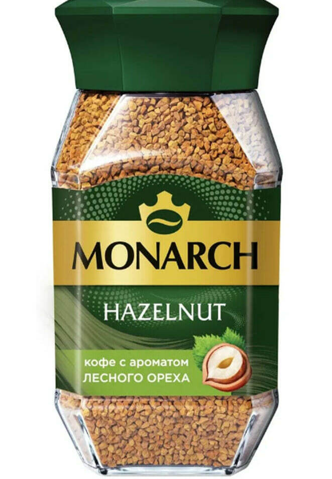 Кофе Monarch Hazelnut растворимый, 95г