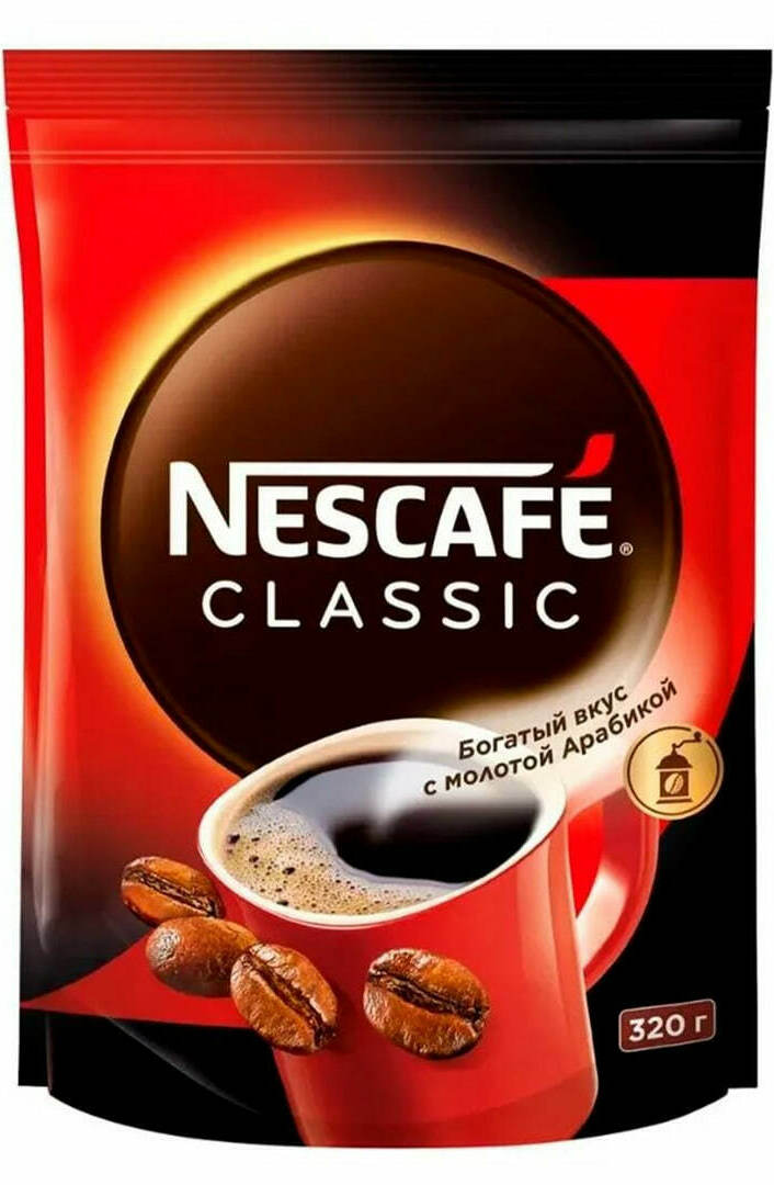 Nescafe Classic,  растворимый, 320г