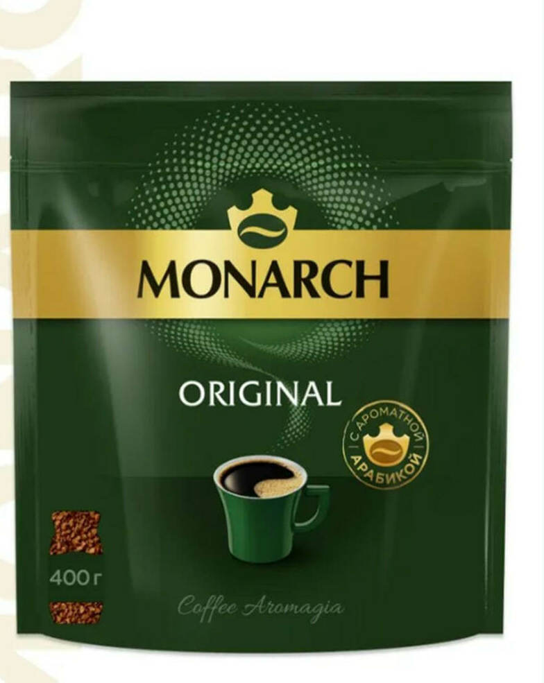 Кофе Jacobs Monarch original растворимый, 400г Кофе Jacobs Monarch original растворимый, 400г